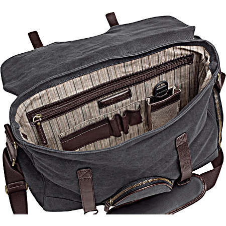 Johnston and Murphy 1850 Collection Messenger Bag