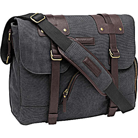 Johnston and Murphy 1850 Collection Messenger Bag