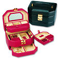 Budd Leather Leather Goods and Accessories Lizard Print Leather Jewelry Box