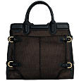 Cross Cross Town Computer Bags Chelsea Black Metallic Copper Canvas Laptop Tote