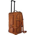 David
King
Leather
Luggage
20in.
Rolling
Duffel
295