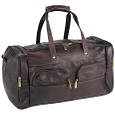 David King Leather Luggage Sport Duffel Bag