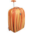 Heys USA Lightweight Luggage and Business Cases XCASE Exotic Orange Flow 20in. Wheeled Carry On