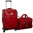 Jenni Chan Fashionable Luggage Bows 2 Piece Set