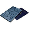 Kena Kai DataSafe? Series Crocodile Embossed Leather Passport Wallet