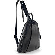 Osgoode Marley Leather Collection Teardrop Multi Zip Backpack