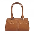 Piel Leather Goods Double Handle Handbag